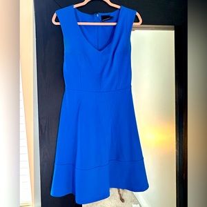 Royal Blue Fit and Flare Dress